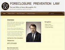 Tablet Screenshot of foreclosurepreventionlaw.com